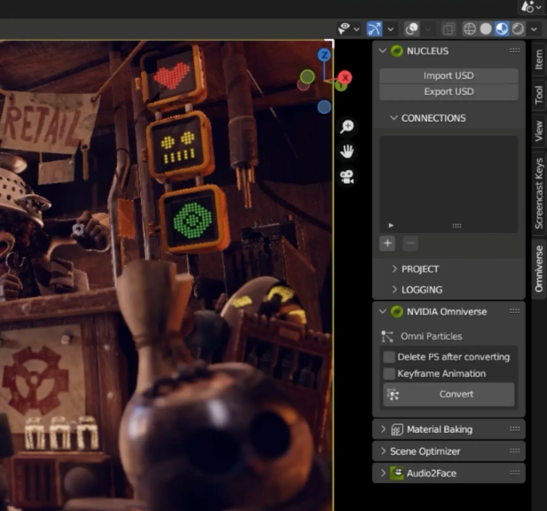 Blender Omniverse Extension